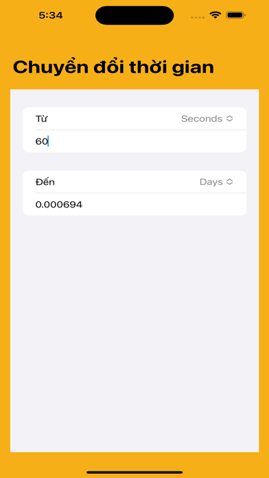 Screenshot #2 pour Chuyển đổi thời gian