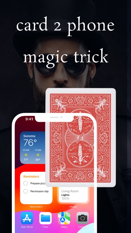 Card2Phone: Magic Trick