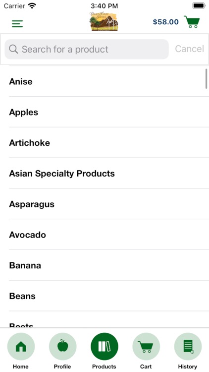 Valley Food Service Checkout