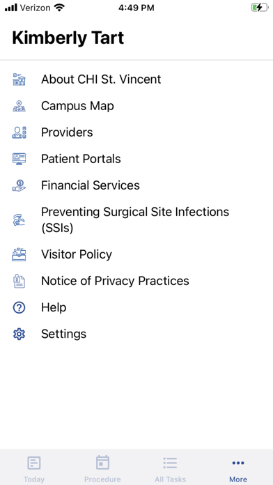 CHI St. Vincent PeriOp Screenshot