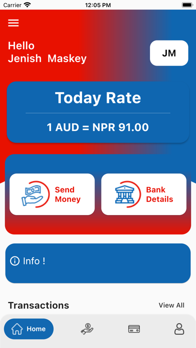 MoneyToNepal Screenshot