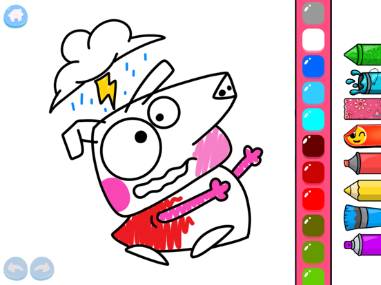 Cute Piggy : Coloring