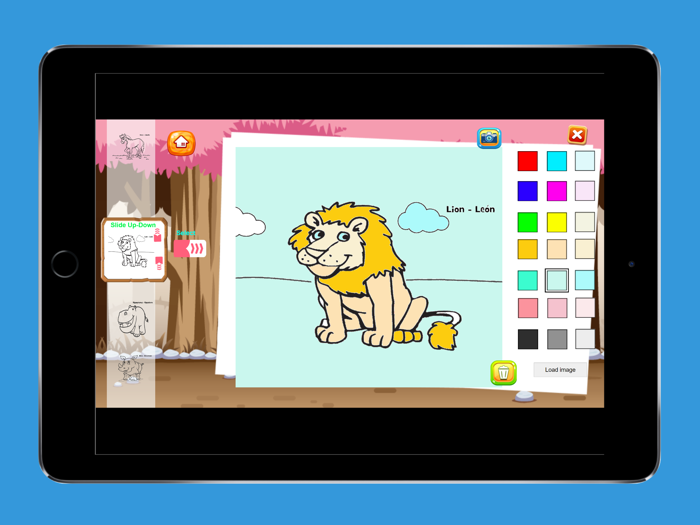 Coloring Flower Animals