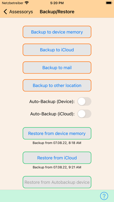 HB-Spritverbrauch Screenshot