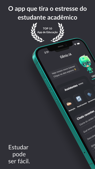 Tutor de Estudos: Gênio IA Screenshot
