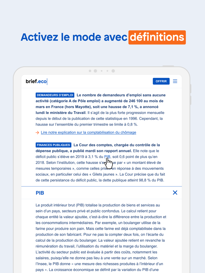 Brief.eco  actu éco expliquée
