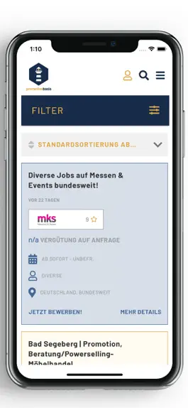 Game screenshot Promotionbasis - Jobs finden! hack