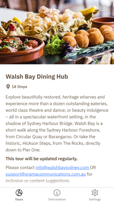 Walsh Bay Walking Tours Screenshot