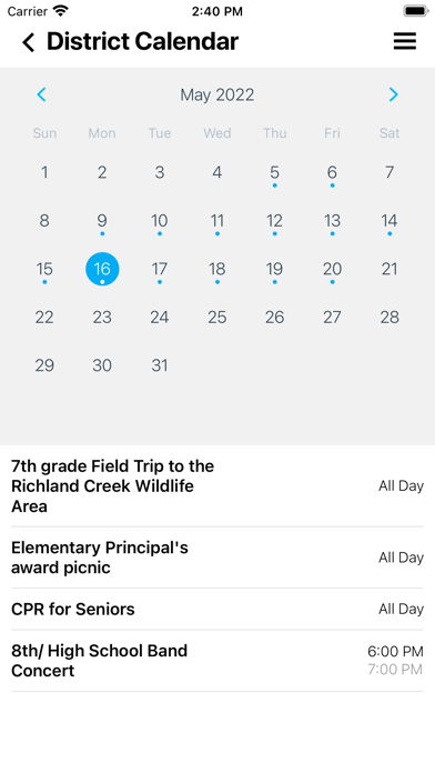 Cross Roads ISD Screenshot