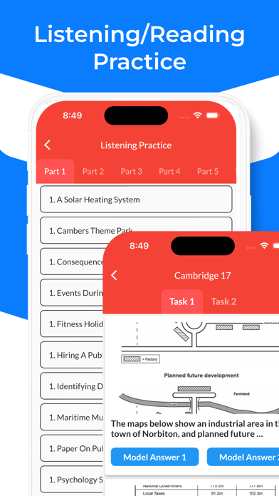 IELTS Practice Band 9 Screenshot