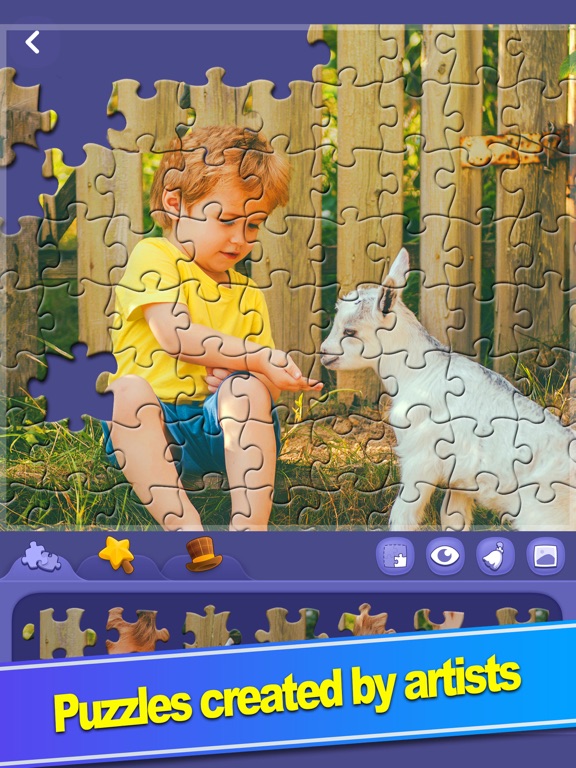 ColorPlanet® Jigsaw Puzzle iPad screenshot 4 - Games app