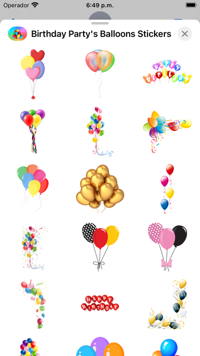 Birthday Party's Balloons Screenshot
