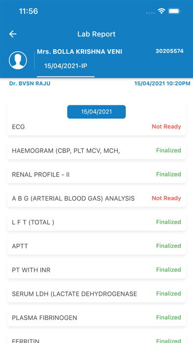 EHCC Doctor App Screenshot