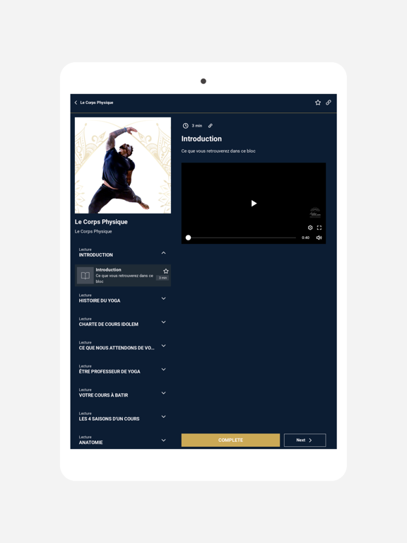 Screenshot #5 pour FORMATION PROF YOGA IDOLEM