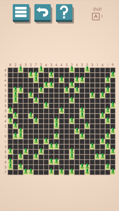 Zelte und Bäume Puzzles
