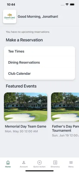 Game screenshot Grande Oaks Golf Club apk