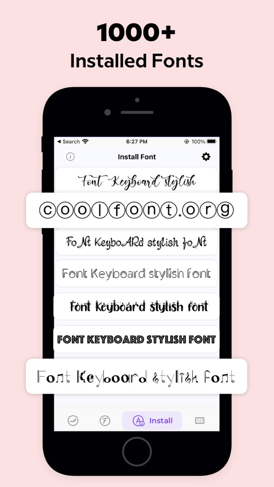 #7. Fonts +Keyboard Font & Emojis (iOS) 由: Protools LLP