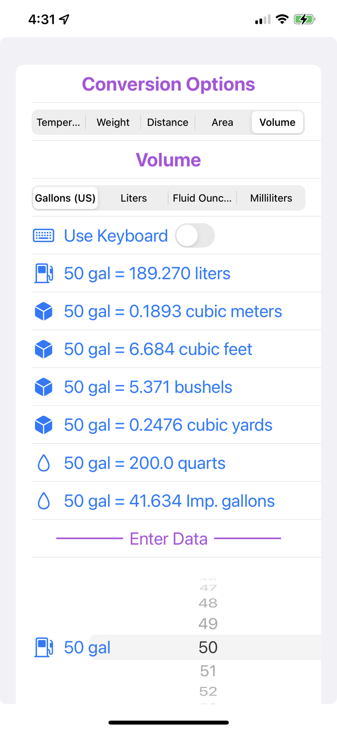 EZ Weights and Measures