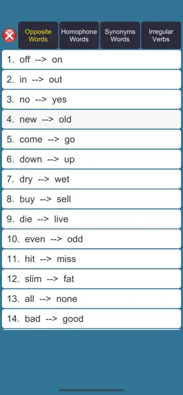 Game screenshot Opposite Words Learning apk