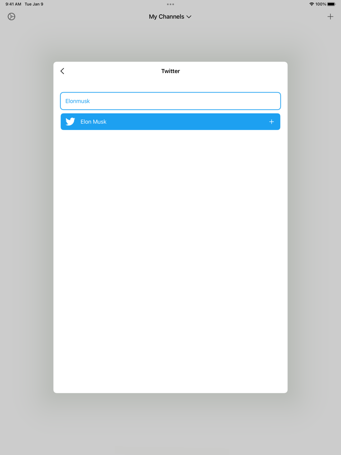 Follow - Counting followers