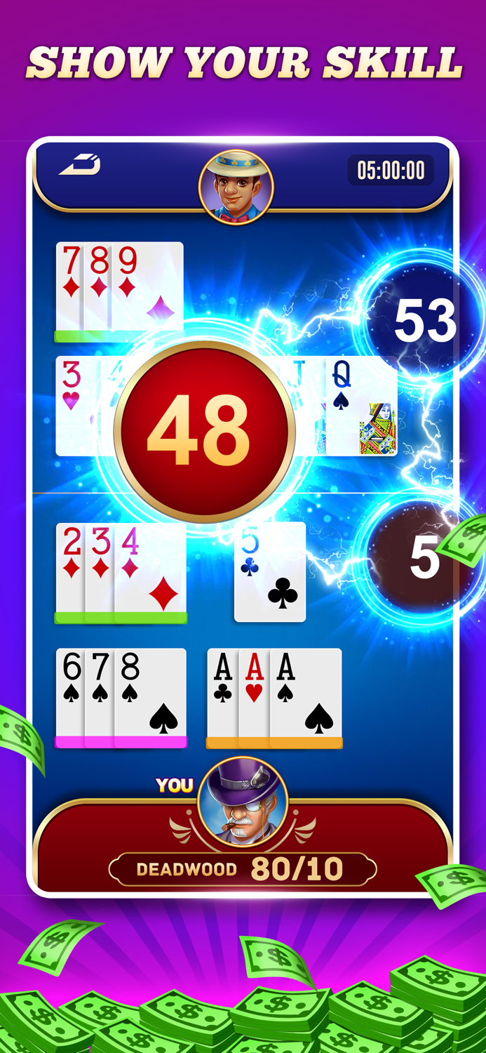 Gin Rummy Cash Win Real Prize