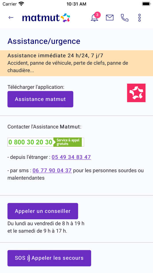 #5. Ma Matmut (iOS) 由: Matmut