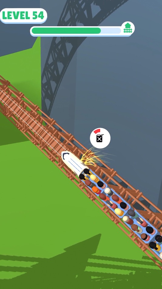 #2. Off the Rails 3D (iOS) 来自: Kwalee Ltd
