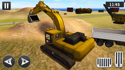 Construction Excavator Game Screenshot