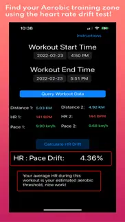 aerobic threshold calculator iphone screenshot 1