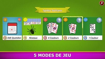 Screenshot #2 pour Spider Solitaire Mobile