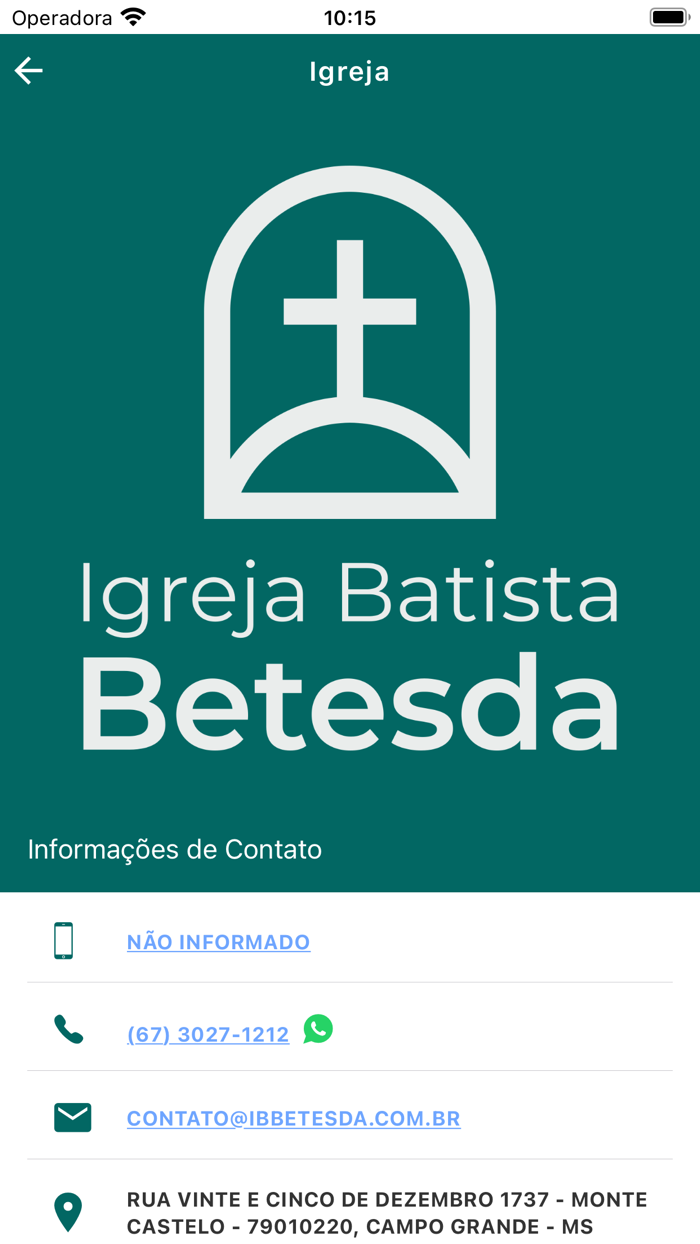 Igreja Batista Betesda - MS