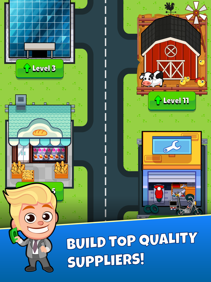 Idle Fast Food Delivery Tycoon