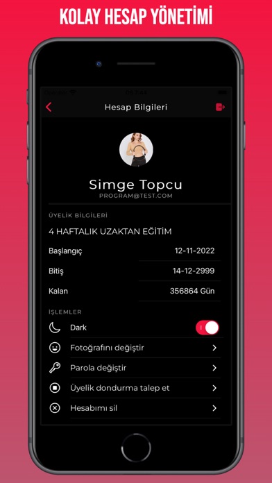Simge Fitness Screenshot