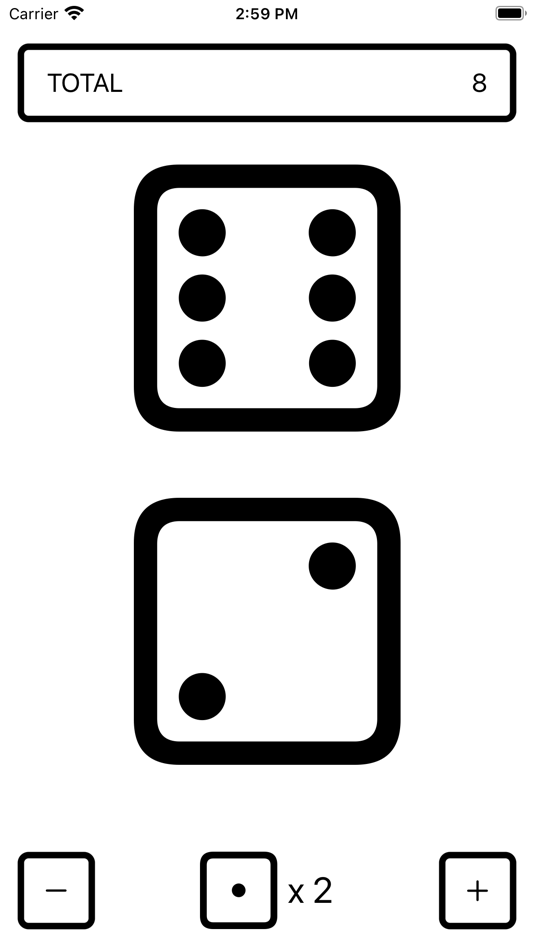 #2. Simple Dice2D (iOS) 由: NAOYA ONO