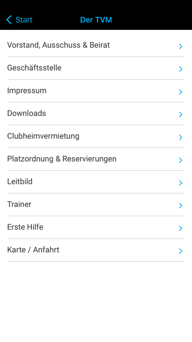 Tennisverein Mutlangen e.V. Screenshot