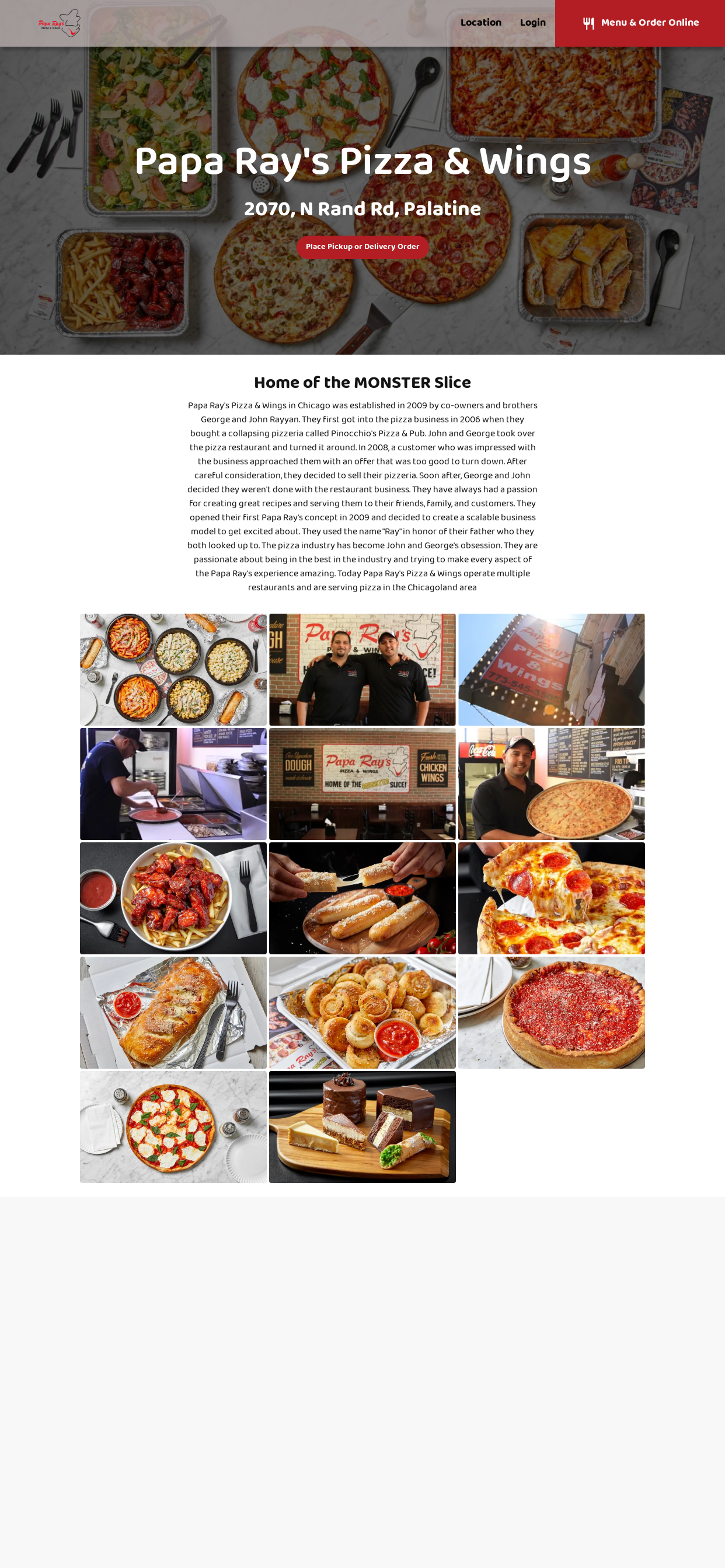 Papa Ray's Pizza and Wings