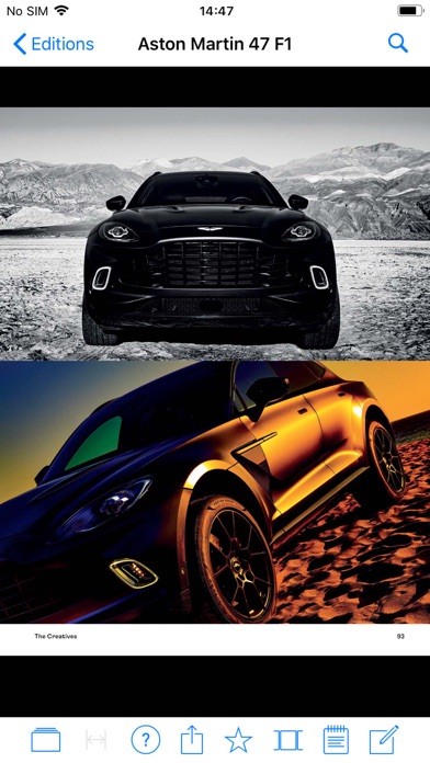 Aston Martin Magazine App Screenshot