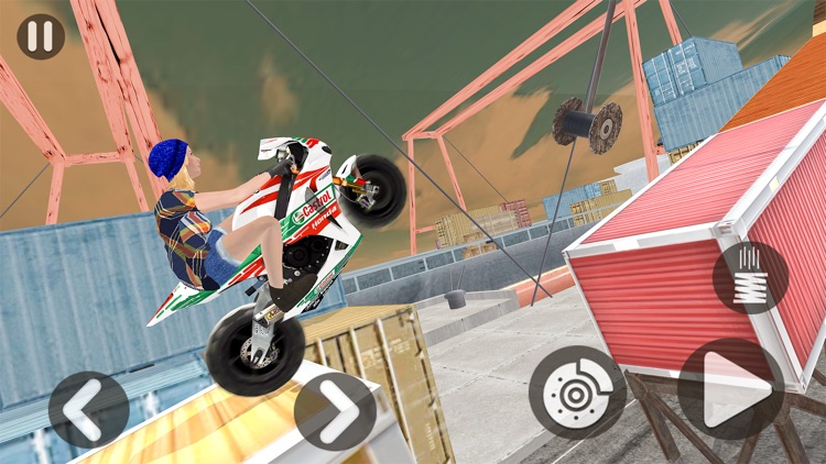 Bike Race Stunt Sim Games 3D screenshot-3