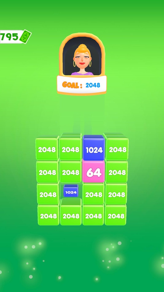 #5. 2048 Cube Puzzle (iOS) Podle: DLITE GAMES OYUN YAZILIM VE PAZARLAMA LIMITED SIRKETI