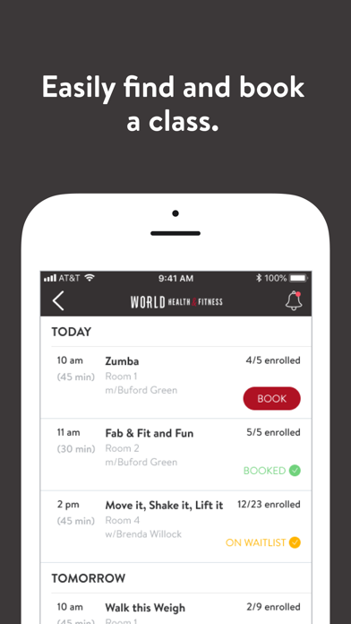 World Health and Fitness Inc Screenshot