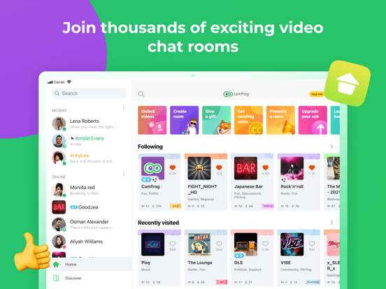 Screenshot #6 pour Camfrog: Live Cam Video Chat