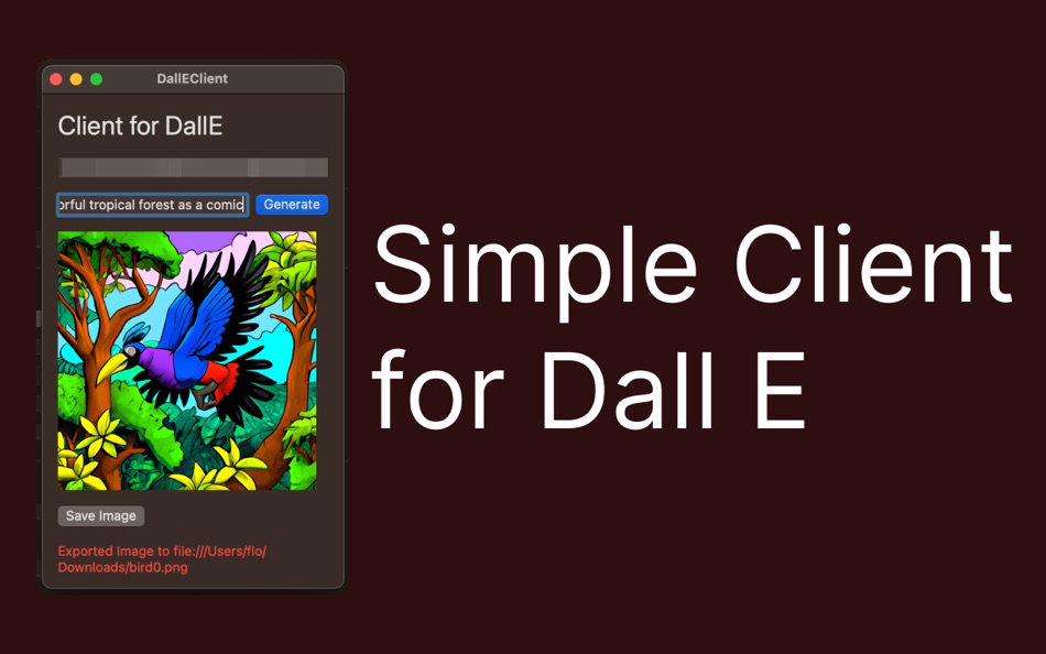 Client for DALL-E - 1.1 - (macOS)