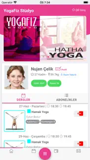 yogafiz stüdyo iphone screenshot 2
