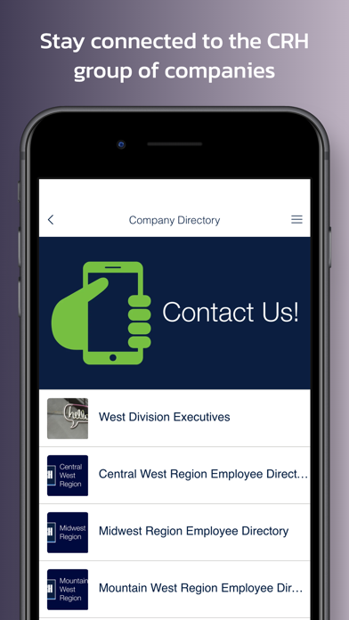 CRH Americas Materials W. Div. Screenshot