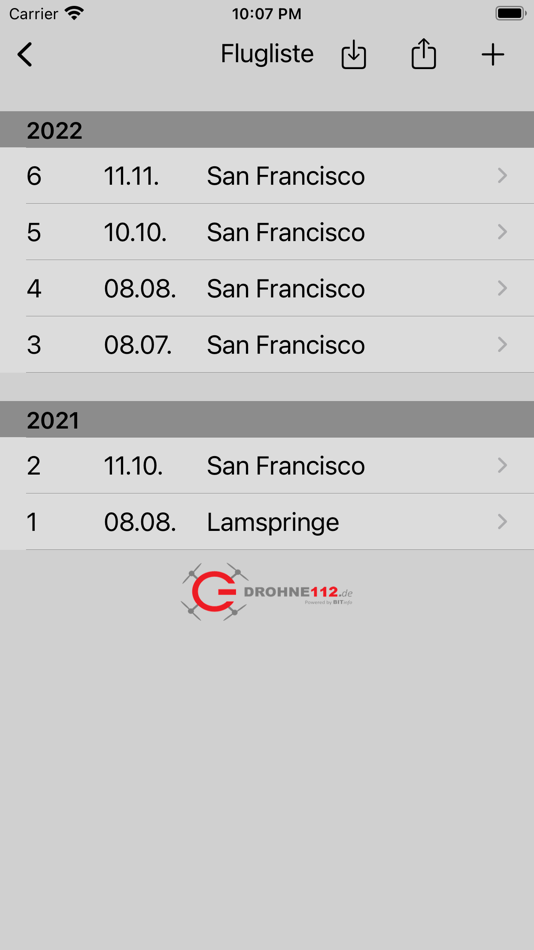 #4. FlightLOG (BOS) drohne112 (iOS) Bởi: Nils-Ole Bickel