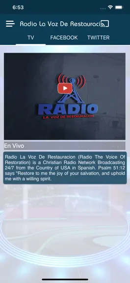 Game screenshot Radio La Voz De Restauracion mod apk