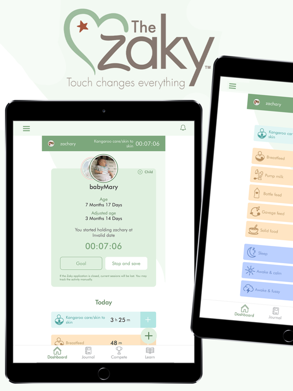 The Zaky | Birth - 3yr tracker iPad screenshot 1 - Medical app