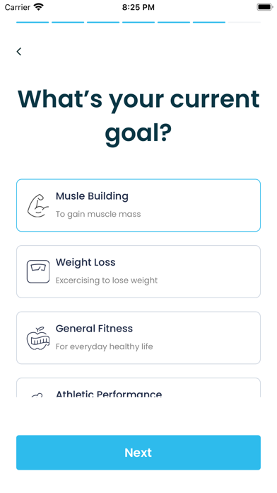 Omni-Active Fitness Screenshot