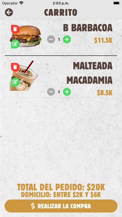 La Granja Burger Screenshot
