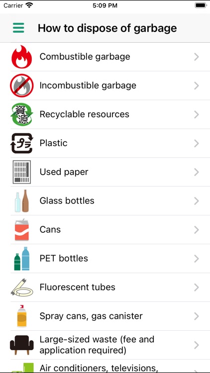 Shibuya City Garbage App